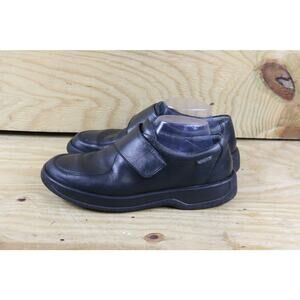 Mephisto Shoes Womens 10.5 Black Leather Air Jet Slip On Loafers